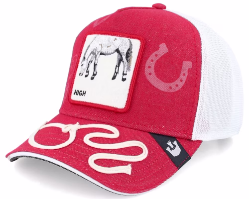 Way Up Horse Play Red A-Frame Trucker - Goorin Bros