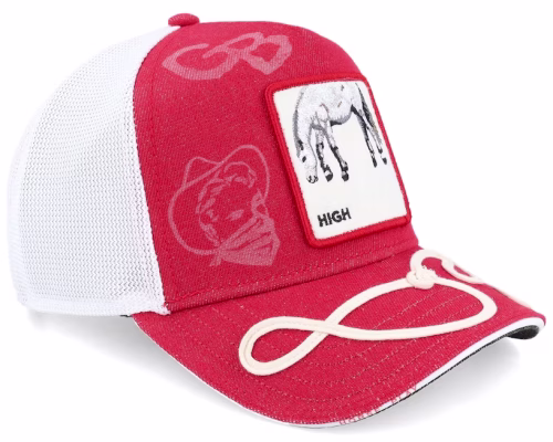Way Up Horse Play Red A-Frame Trucker - Goorin Bros
