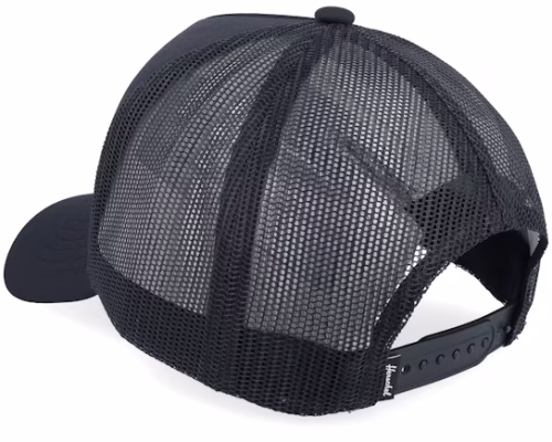 Whaler Tall Mesh Cap Black A-Frame Trucker - Herschel