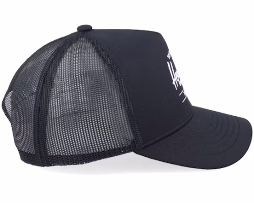 Whaler Tall Mesh Cap Black A-Frame Trucker - Herschel