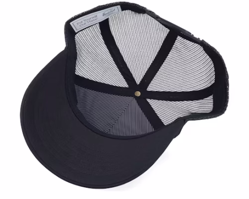 Whaler Tall Mesh Cap Black A-Frame Trucker - Herschel