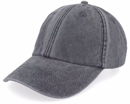 Vintage Washed Black Dad Cap