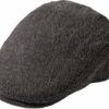 Wool Tweed Newsboy Flat Cap for Men