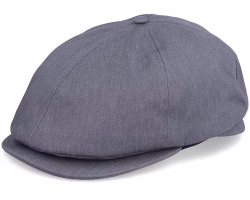 Telida Cap Heather Grey Flat Cap