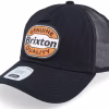 Keaton Medium Profile Hat BlackBlack Trucker