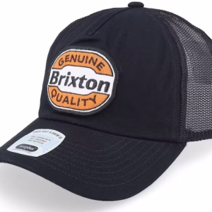 Keaton Medium Profile Hat BlackBlack Trucker