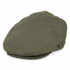 Cotton Flat Cap - Olive