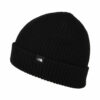 Recycled Fisherman Beanie Hat - Black