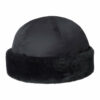 Aviator Watch Cap Beanie Hat - Black