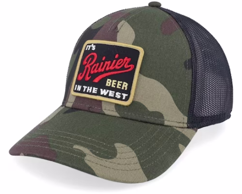 Rainier Twill Valin Ptch Camo/Black Trucker