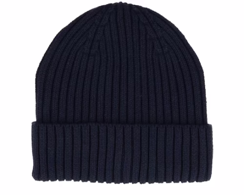 Kids Organic Cotton Oxford Navy Cuff