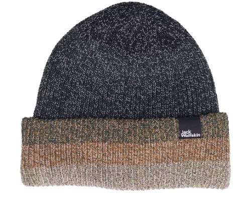 Kids Spirit Knit Beanie Y Slate Green Cuff