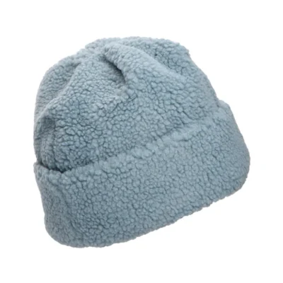 Prentis Pile Fleece Beanie Hat - Ice Blue