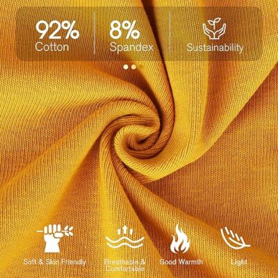 Double-Layer Warm Beanie Cap