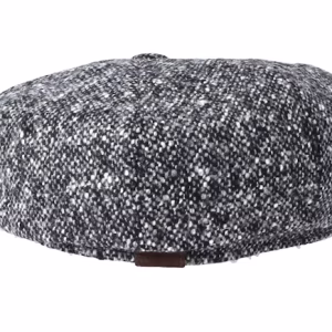 Hatteras Donegal Black Flat Cap
