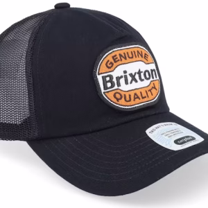 Keaton Medium Profile Hat BlackBlack Trucker
