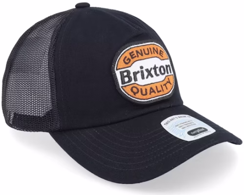 Keaton Medium Profile Hat BlackBlack Trucker