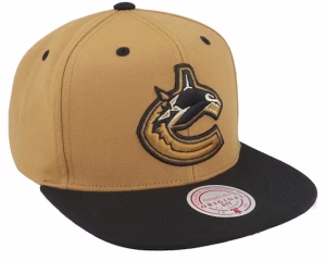 Exclusive x Vancouver Canucks Heritage BrownBlack Baseball Cap