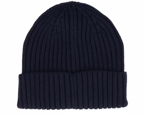 Kids Organic Cotton Oxford Navy Cuff