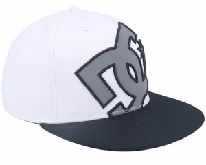 Double That Cap Bright White/Black Baseball Cap