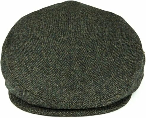 Men's Herringbone Flat Cap
