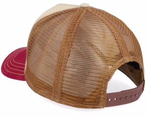 Rodeo BeigeWine A-Frame Trucker