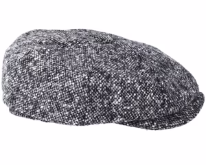 Hatteras Donegal Black Flat Cap