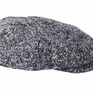 Hatteras Donegal Black Flat Cap