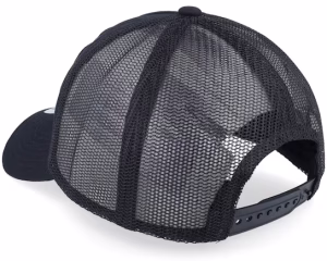 Keaton Medium Profile Hat BlackBlack Trucker