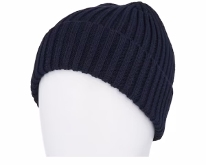 Kids Organic Cotton Oxford Navy Cuff
