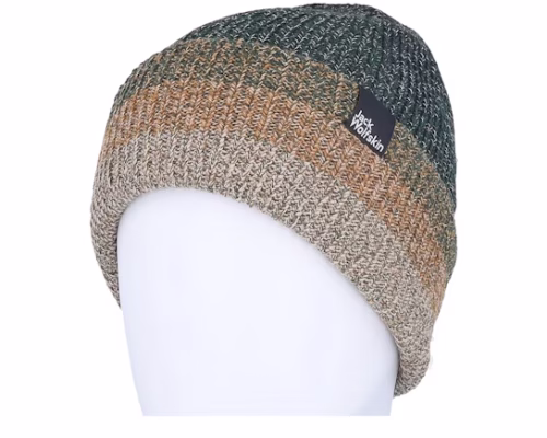 Kids Spirit Knit Beanie Y Slate Green Cuff