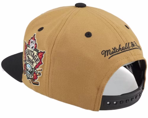 Exclusive x Vancouver Canucks Heritage BrownBlack Baseball Cap