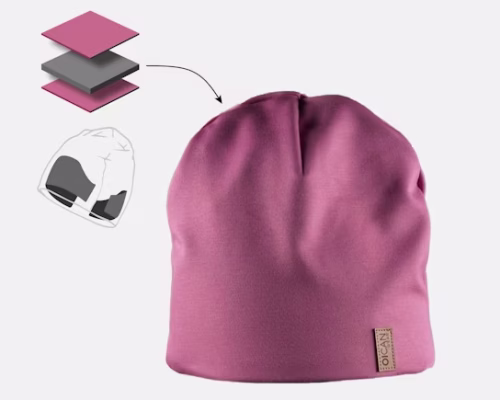 Kids Safe Hat Pink Beanie