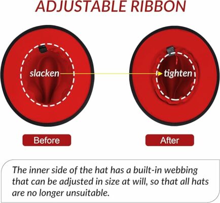 Wide Brim Fedora Hats for Women Men