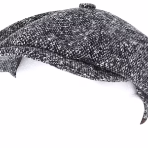 Hatteras Donegal Black Flat Cap