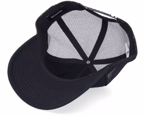 Keaton Medium Profile Hat BlackBlack Trucker