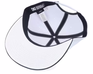 Double That Cap Bright White/Black Baseball Cap