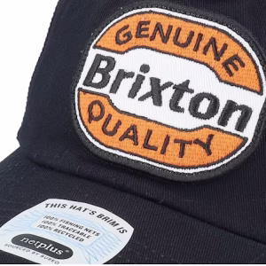 Keaton Medium Profile Hat BlackBlack Trucker