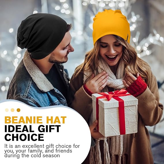 Double-Layer Warm Beanie Cap