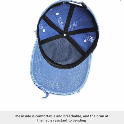 Adjustable Ripped Trucker Cap