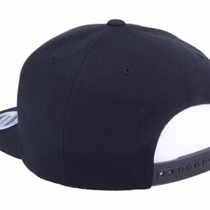 E Letter 3D Black Baseball Cap