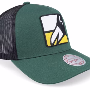 Exclusive x Pittsburgh Penguins Patch Miror GreenBlack A-frame Trucker