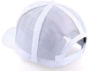 Poker King Crown Velvet White A-frame Trucker