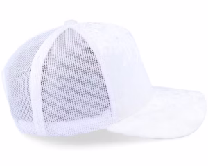 Poker King Crown Velvet White A-frame Trucker