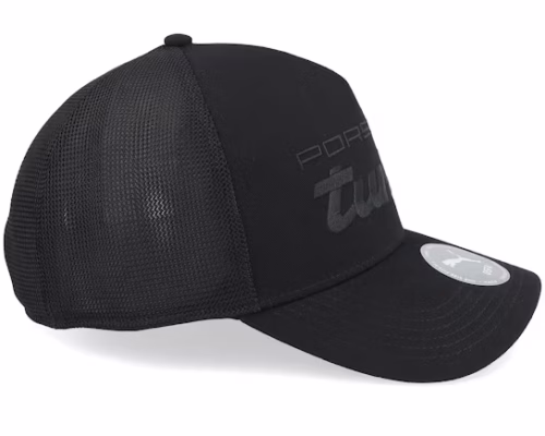 Porsche Turbo Cap Black A-Frame Trucker