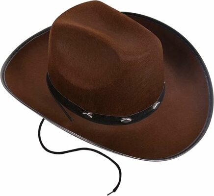 Cowboy Hat for Women & Men with Pull on Closure