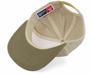 Whaler 6 Panel Cap Irish CreamIvy Green Baseball Cap