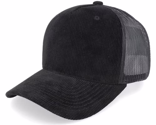 Black CordBlack A-frame Trucker