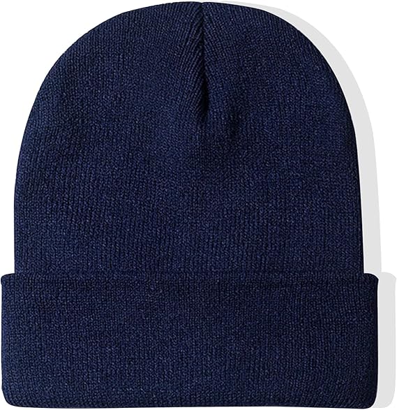 Cuffed Knit Winter Beanies Cap