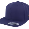 Crown Side Embroidered Navy Baseball Cap